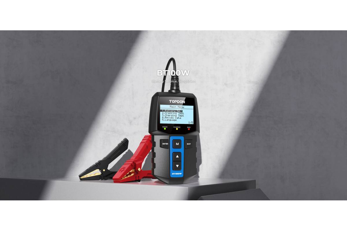 Διαγνωστικό Μπαταρίας TOPDON 12V BT100W