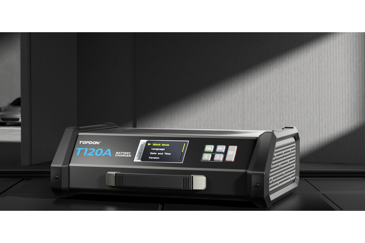 Έξυπνος Φορτιστής & Συντηρητής TOPDON T120000 12V 120A (2m)