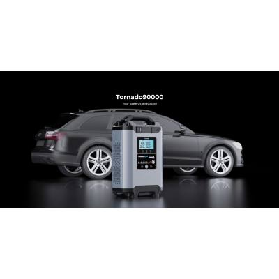 TORNADO 90000 Φορτιστής μπαταρίας 12V/24V & Σταθερό Τροφοδοτικό