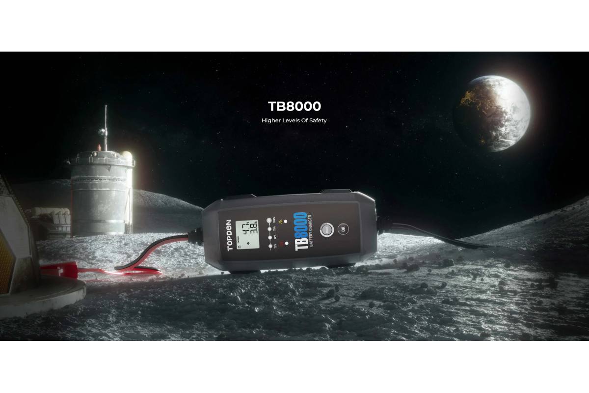 Έξυπνος Φορτιστής&Συντηρητής TOPDON TB8000 6V&12V 8A