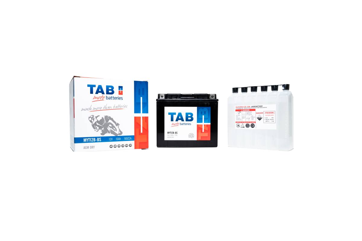 Μπαταρία TAB MYT12BBS 10Ah 165A(EN)